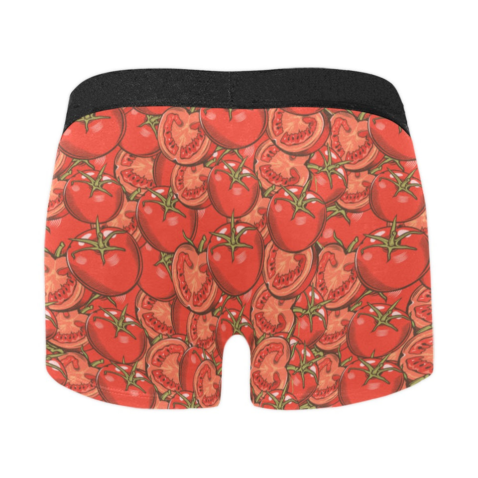 Red Tomato Pattern Men's All Over Print Boxer Briefs Men's Underwear