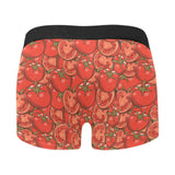 Red Tomato Pattern Men's All Over Print Boxer Briefs Men's Underwear