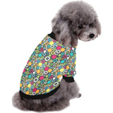 Gear Pattern Print Design 03 All Over Print Pet Dog Round Neck Fuzzy Shirt