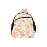 Squirrel Pattern Print Design 05 All Over Print Chest Bag