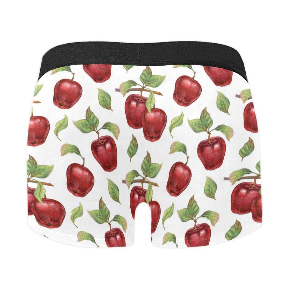 Red apples pattern Men's All Over Print Boxer Briefs Men's Underwear
