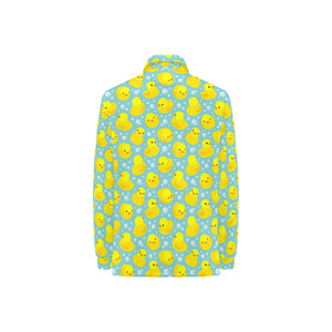 Duck Pattern Print Design 03 Women's Long Sleeve Polo Shirt