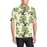 Bonsai pattern Men's All Over Print Polo Shirt