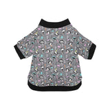 Ostrich Pattern Print Design 01 All Over Print Pet Dog Round Neck Fuzzy Shirt