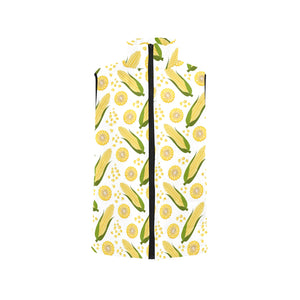 Corn Pattern Print Design 05 Men's Padded Vest