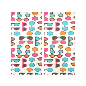 Sun Glasses Pattern Print Design 03 Gauze Curtain