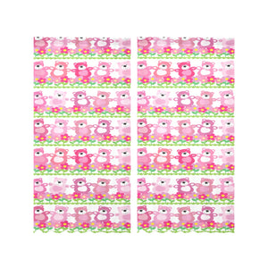 Teddy Bear Pattern Print Design 04 Gauze Curtain
