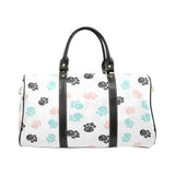 Dog Paws Pattern Print Design 04 Travel Bag