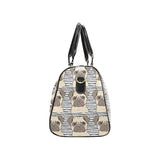 Happy pug pattern Travel Bag