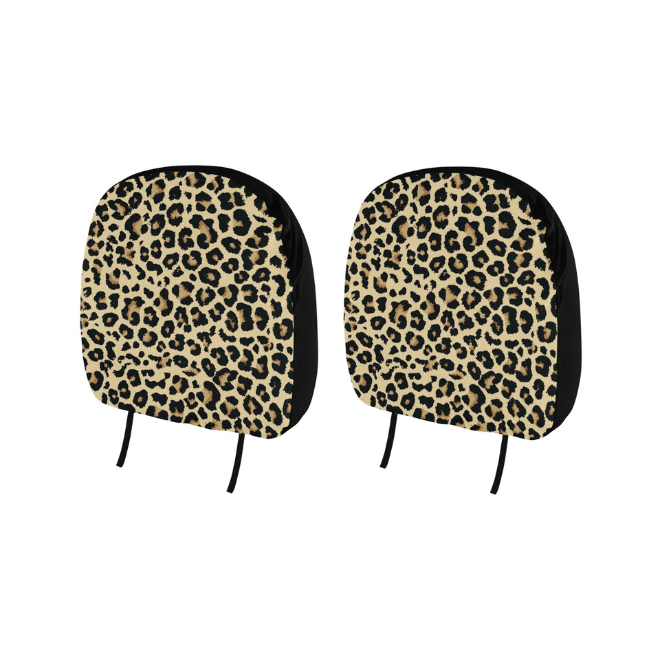 Leopard print design pattern Car Headrest Cover