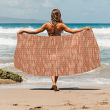 Brick Printed Pattern Print Design 02 Beach Towel