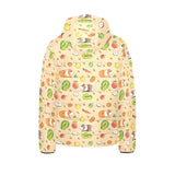 Guinea Pig Pattern Print Design 05 Kids' Boys' Girls' Padded Hooded Jacket