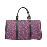 Eiffel Tower Heart Pattern Print Design 04 Travel Bag
