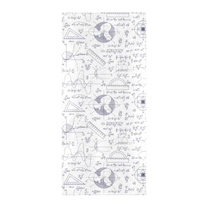 Math Pattern Print Design 03 Beach Towel
