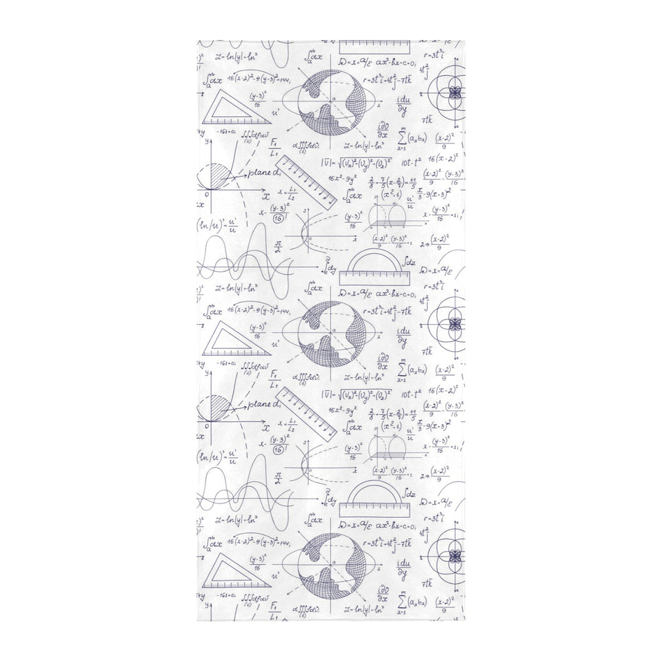 Math Pattern Print Design 03 Beach Towel