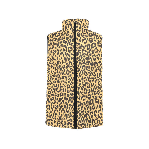 Leopard skin print Men's Padded Vest