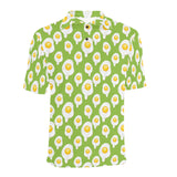 Fried Eggs Pattern Print Design 01 Men's All Over Print Polo Shirt