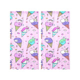 Cute ice cream cone animal pattern Gauze Curtain