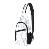 Hand painting Watercolor Lavender All Over Print Chest Bag