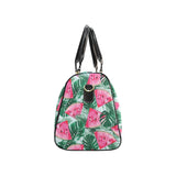 Watermelons tropical palm leaves pattern Travel Bag