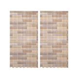 Brick Printed Pattern Print Design 01 Gauze Curtain