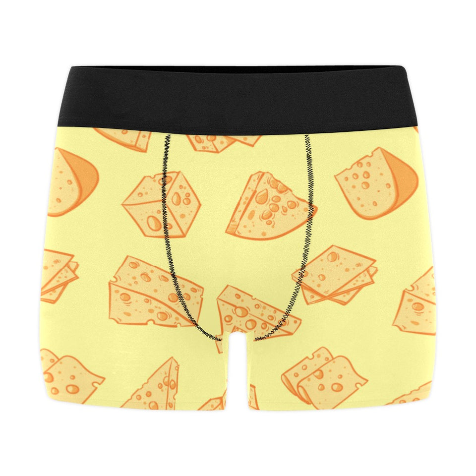 Cheese design pattern Men's All Over Print Boxer Briefs Men's Underwear