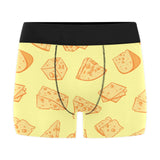 Cheese design pattern Men's All Over Print Boxer Briefs Men's Underwear