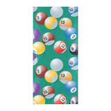 Billiard Ball Pattern Print Design 01 Beach Towel
