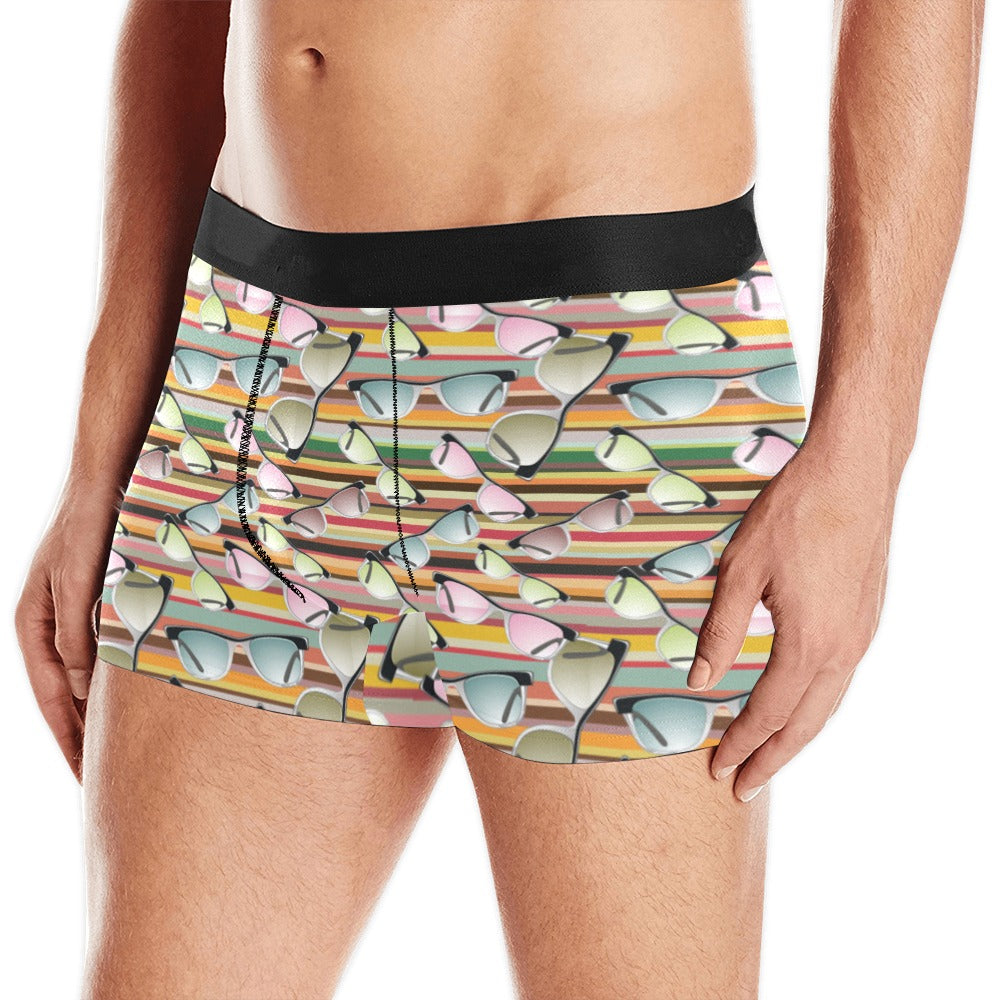 Sun Glasses Pattern Print Design 02 Men's All Over Print Boxer Briefs Men's Underwear