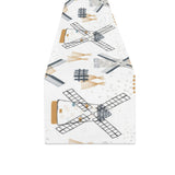 windmill pattern Table Runner