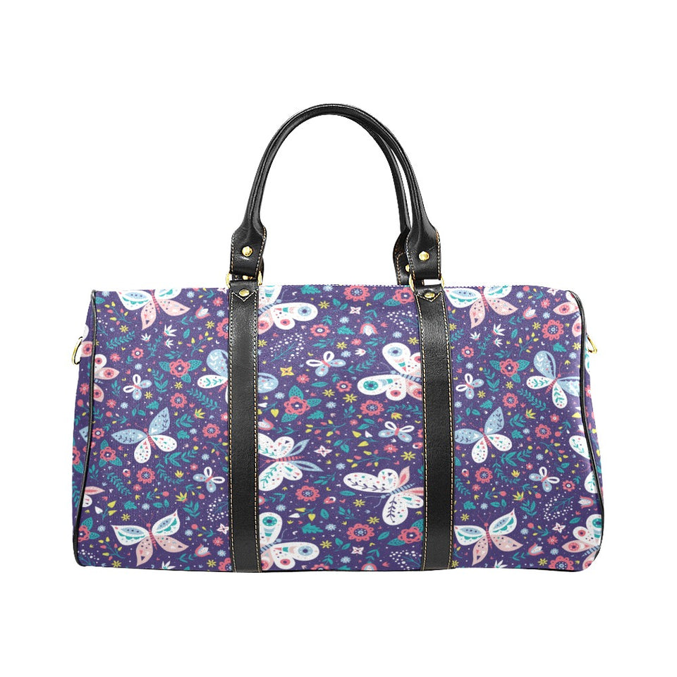 Colorful butterfly flower pattern.eps Travel Bag