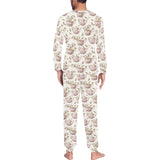 Tea pots Pattern Print Design 03 Men's All Over Print Pajama