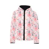 Octopus winter hat garland Fish candy Seaweed Cora Kids' Boys' Girls' Padded Hooded Jacket