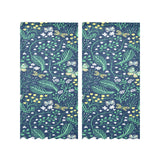 butterfly leaves pattern Gauze Curtain