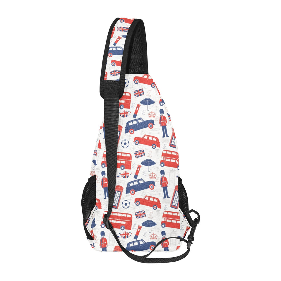 British Pattern Print Design 03 All Over Print Chest Bag