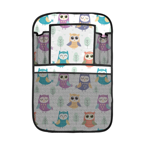 Cute owl pattern Car Seat Back Organizer