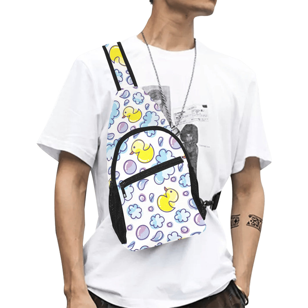 Duck Pattern Print Design 01 All Over Print Chest Bag