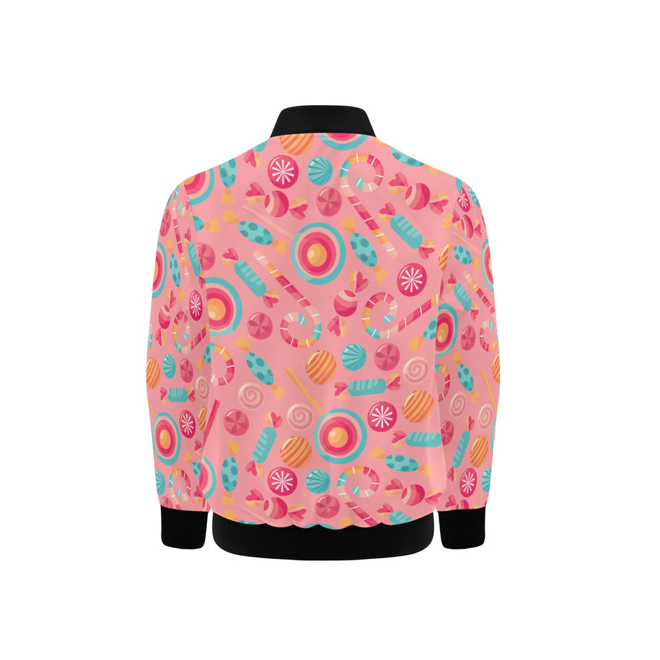Colorful candy pattern Kids' Boys' Girls' Bomber Jacket