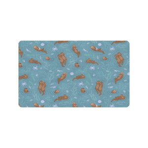 Sea otters pattern Doormat
