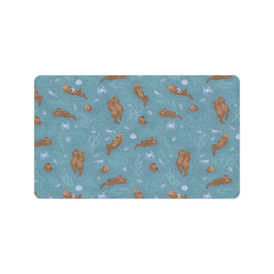 Sea otters pattern Doormat