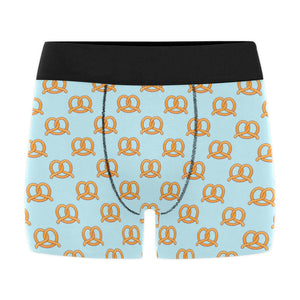 Pretzels Pattern Print Design 03 Men's All Over Print Boxer Briefs Men's Underwear