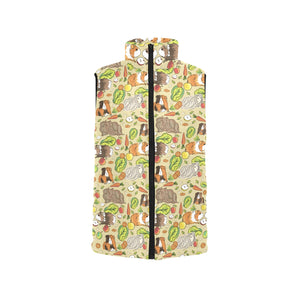 Guinea Pig Pattern Print Design 04 Men's Padded Vest