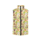 Guinea Pig Pattern Print Design 04 Men's Padded Vest