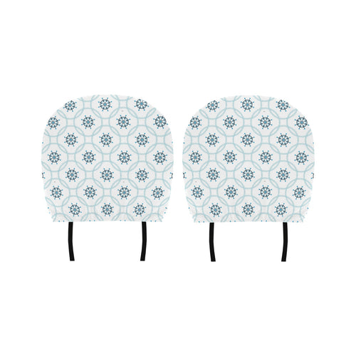 nautical steering wheel chain Car Headrest Cover