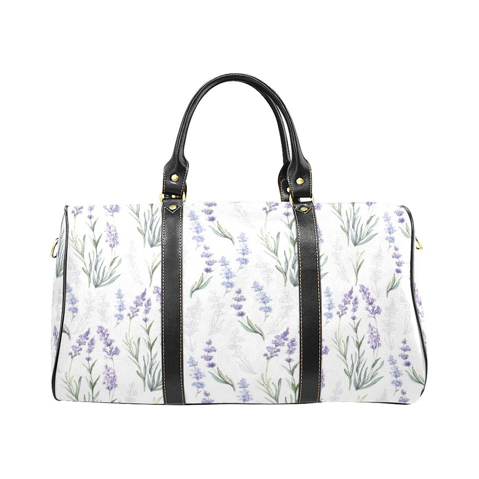 Hand painting Watercolor Lavender Travel Bag