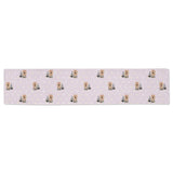 Yorkshire Terrier Pattern Print Design 02 Table Runner