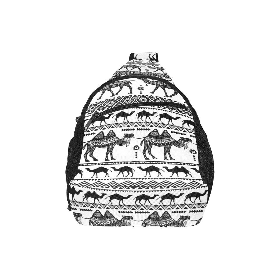 Camel polynesian tribal pattern All Over Print Chest Bag