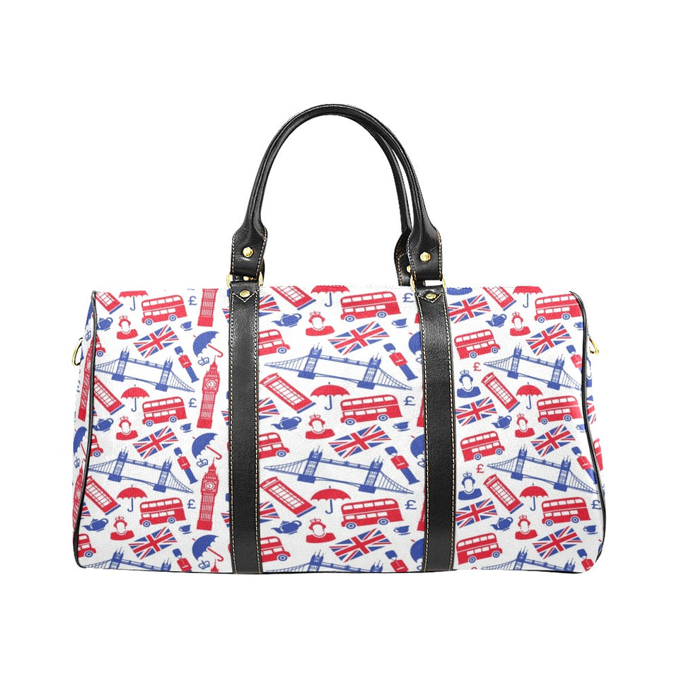 British Pattern Print Design 01 Travel Bag