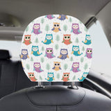 Cute owl pattern Car Headrest Cover