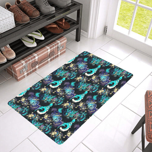 Dragon sea wave pattern Doormat